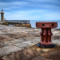 Buy canvas prints of Whitby Pier  by chris smith