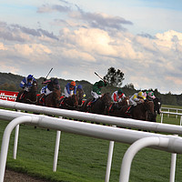 Buy canvas prints of Horse racing by chris smith