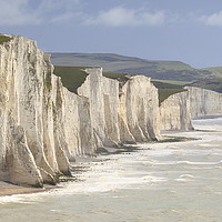Buy canvas prints of Seven Sisters  by chris smith