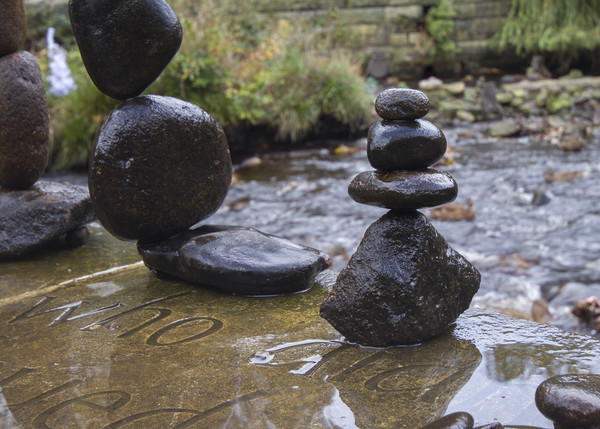  Balanced stones stack   Picture Board by chris smith