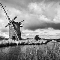 Buy canvas prints of Brograve mill windpump   by chris smith