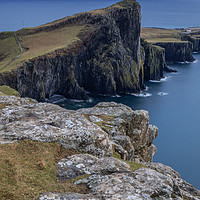 Buy canvas prints of Neist Point Lighthouse  by chris smith