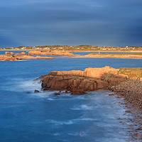 Buy canvas prints of Sunset in Guernsey   by chris smith