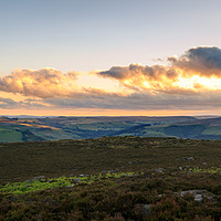 Buy canvas prints of Peak District pano    by chris smith