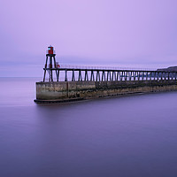 Buy canvas prints of Whitby Pier                   by chris smith
