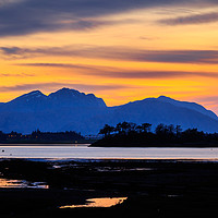 Buy canvas prints of Loch Leven Sunset   by chris smith