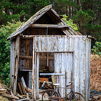 Buy canvas prints of Old Shed  by chris smith