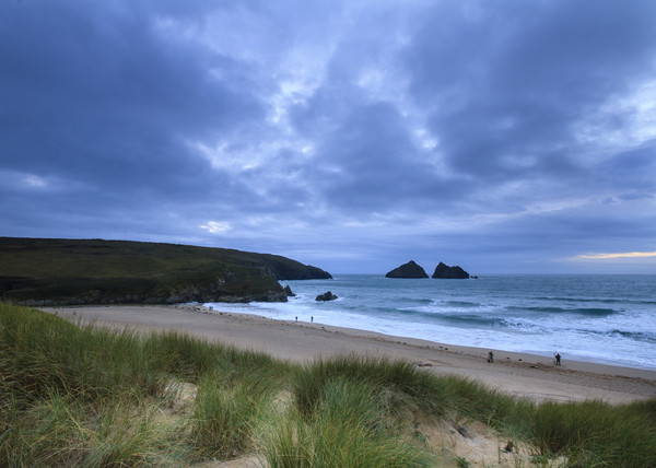 Holywell bay at dusk  Picture Board by chris smith