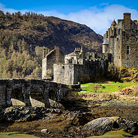 Buy canvas prints of Eilean Donan Castle  by chris smith