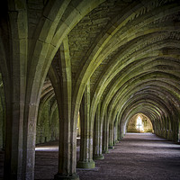 Buy canvas prints of Cellarium  Fountains Abbey  by chris smith