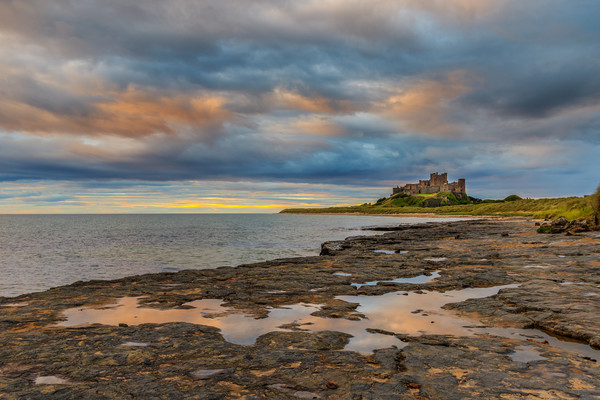 Bamburgh castle                  Picture Board by chris smith