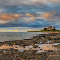 Buy canvas prints of Bamburgh castle                  by chris smith