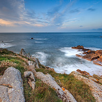 Buy canvas prints of Guernsey Sunset  by chris smith