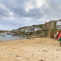 Buy canvas prints of Mousehole cornwall  by chris smith