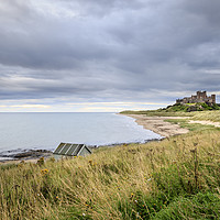 Buy canvas prints of Bamburgh castle   by chris smith