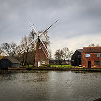 Buy canvas prints of Hunsett Drainage Mill   by chris smith