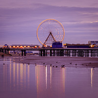 Buy canvas prints of Blackpool at night by chris smith