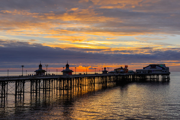 Blackpool at Sunset  Picture Board by chris smith