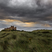 Buy canvas prints of Bamburgh castle  by chris smith