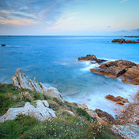 Buy canvas prints of Guernsey Sunset  by chris smith