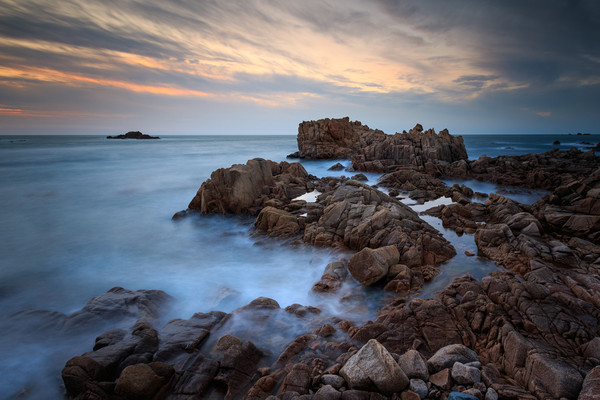 Guernsey Sunset   Picture Board by chris smith