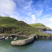 Buy canvas prints of Boscastle North Cornwall  by chris smith