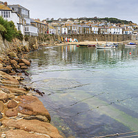 Buy canvas prints of Mousehole cornwall  by chris smith