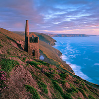 Buy canvas prints of  Wheal Coates tin mine   by chris smith