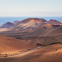 Buy canvas prints of Timanfaya National Park, Lanzarote      by chris smith