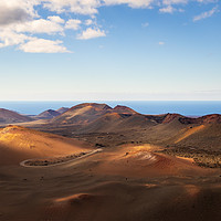 Buy canvas prints of Timanfaya National Park, Lanzarote  by chris smith