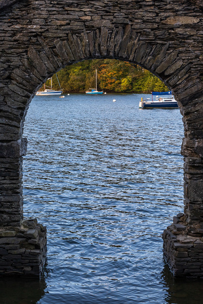 lake through a arch   Picture Board by chris smith
