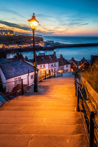 199 steps whitby  Picture Board by chris smith