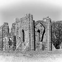 Buy canvas prints of lindisfarne priory  by chris smith