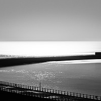 Buy canvas prints of Roker pier  by chris smith