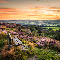 Buy canvas prints of Yorkshire Sunset   by chris smith