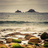 Buy canvas prints of cornwall Seascape by chris smith
