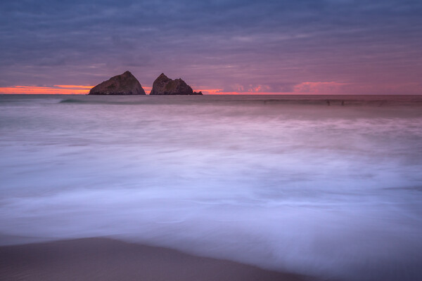  Holywell bay Picture Board by chris smith