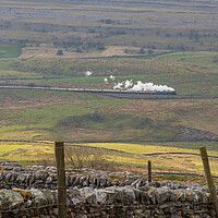 Buy canvas prints of Steam trains in the yorkshire dales by chris smith