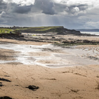 Buy canvas prints of Crooklets beach Bude in North Cornwall by chris smith