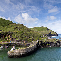Buy canvas prints of Boscastle North Cornwall by chris smith