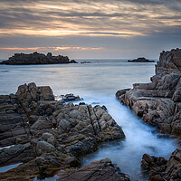 Buy canvas prints of Guernsey Sunset by chris smith