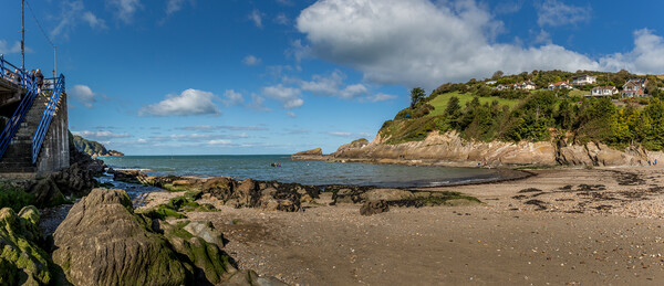 Combe martin Canvas Print by chris smith