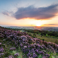 Buy canvas prints of Yorkshire Sunset by chris smith