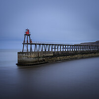 Buy canvas prints of Whitby Pier by chris smith