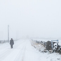 Buy canvas prints of Snow on the road by chris smith