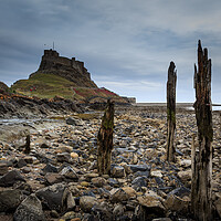 Buy canvas prints of Lindisfarne Castle, holy island by chris smith