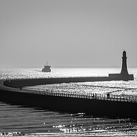 Buy canvas prints of Roker Pier & Lighthouse  by chris smith