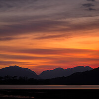 Buy canvas prints of Loch leven Sunset by chris smith