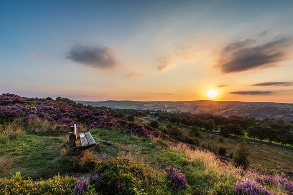 Yorkshire Sunset Picture Board by chris smith