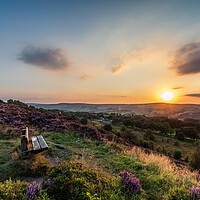 Buy canvas prints of Yorkshire Sunset by chris smith
